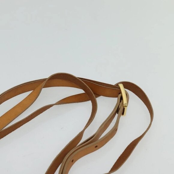 CELINE C Macadam Canvas Shoulder Bag Suede Brown Gold Auth mr1313 - Picture 9 of 16